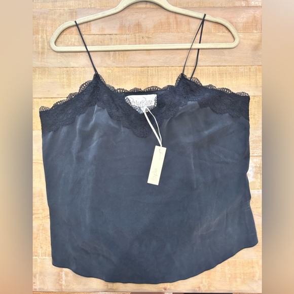 Rory Beca silk black lace camisole top crop - Picture 8 of 10